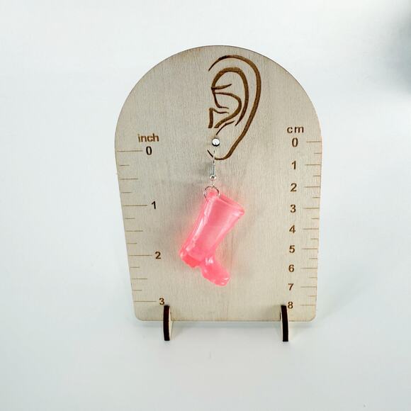 Gardening Earrings, Rain Boot Earrings, Garden Gift, Spring Dangles, Earrings - Picture 3 of 3